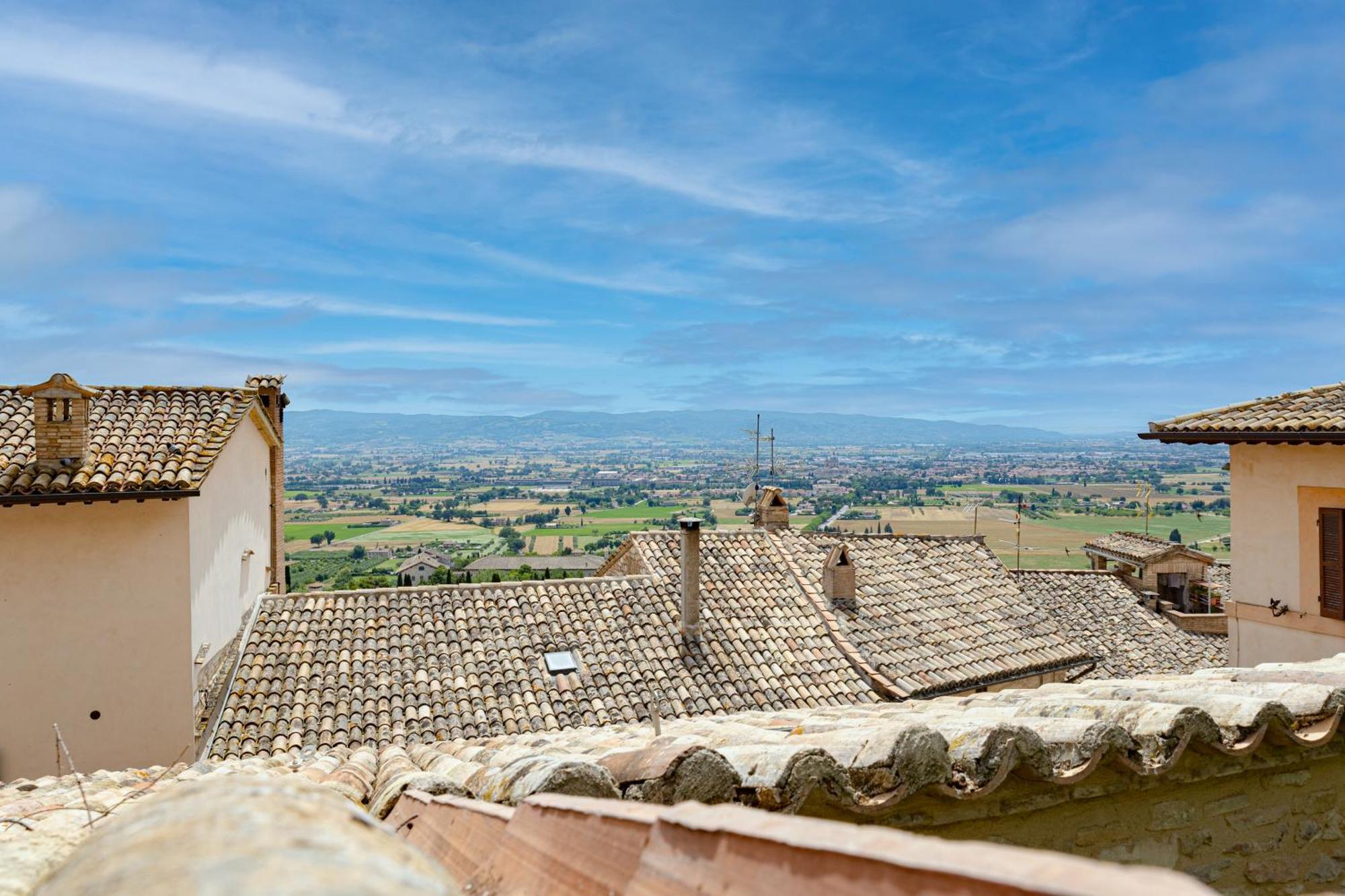 Villa Rustic House, Con Patio E Giardino, Assisi Centro Esterno foto
